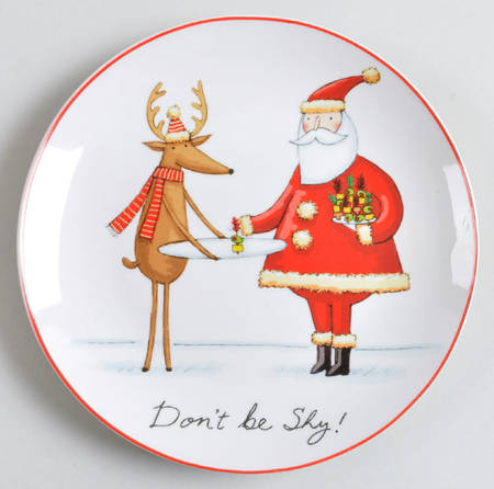Christmas Follies Salad/Dessert Plate