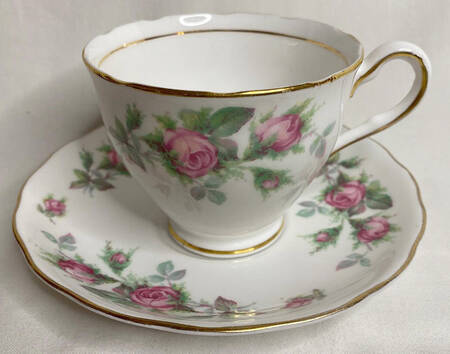 6754 Footed Cup & Saucer Set