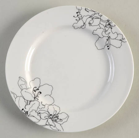 Forma Black Bread & Butter Plate