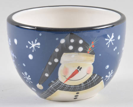 Snow Pals Blue Condiment Bowl