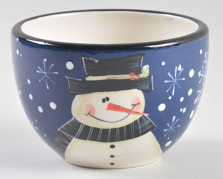 Snow Pals Blue Condiment Bowl