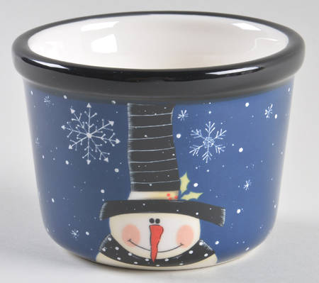Snow Pals Blue Condiment Bowl