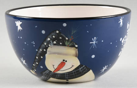 Snow Pals Blue Individual Ice Cream Dish