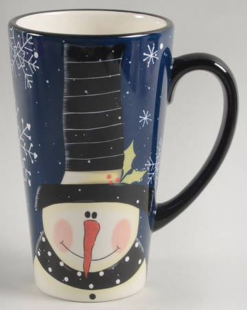 Snow Pals Blue Latte Mug