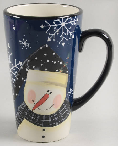 Snow Pals Blue Latte Mug