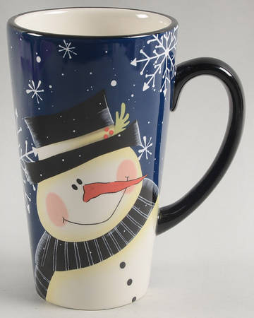 Snow Pals Blue Latte Mug