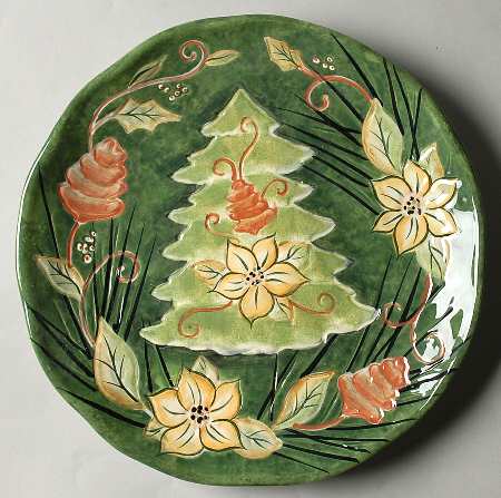 Woodland Holiday Dinner Plate