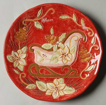 Woodland Holiday Salad/Dessert Plate