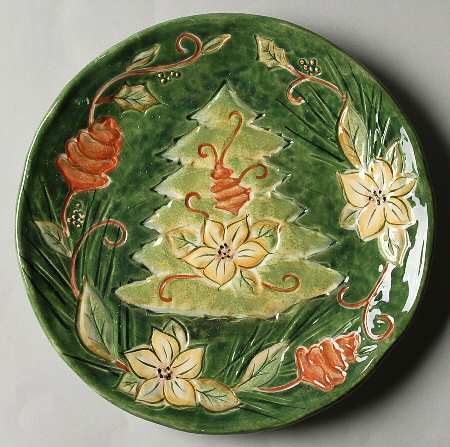 Woodland Holiday Salad/Dessert Plate
