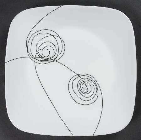 Scribble Lines (Corelle) Luncheon Plate
