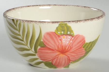 Hibiscus Soup/Cereal Bowl