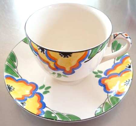 1739f Flat Cup & Saucer Set