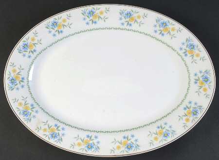 CX585 14" Oval Serving Platter