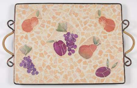 Vineyard Handled Serving Tray