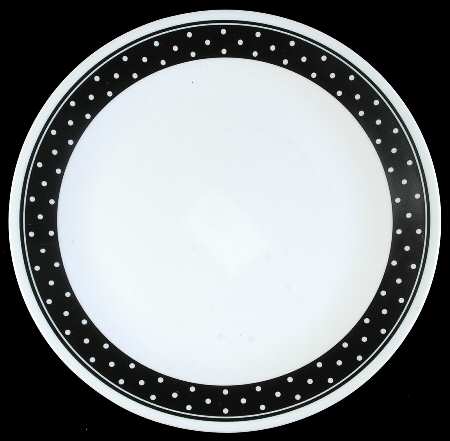 Brilliant Black Dots (Corelle) by Corning Corelle