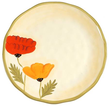 Poppies Dinner Plate