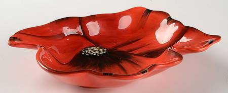 Poppies 9" Individual Pasta Bowl