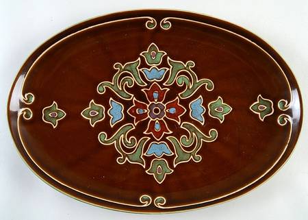 Laurel Reactive 16" Oval Serving Platter