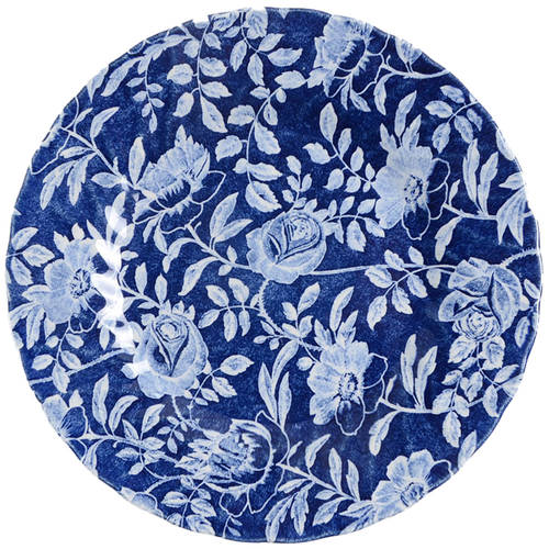 Blue Peony (Scalloped) Salad Plate