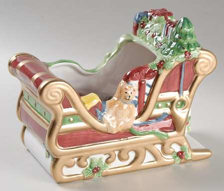 Sleigh Ride Collection Candy Dish/Potpourri Holder