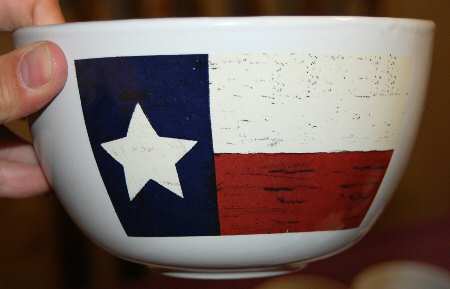 Red, White & Blue Soup/Cereal Bowl