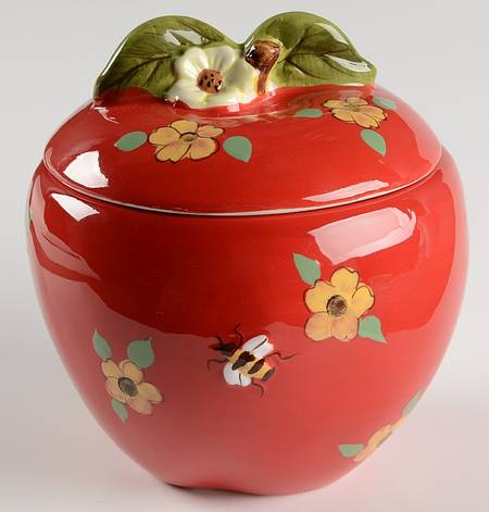 Apple Blossom Honey Small Canister & Lid
