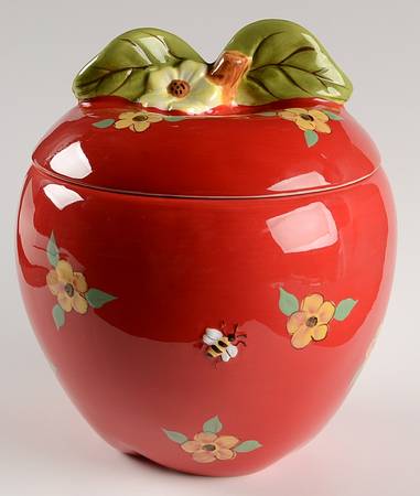 Apple Blossom Honey Large Canister & Lid