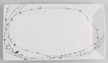 Oiseau 14" Rectangular Serving Platter