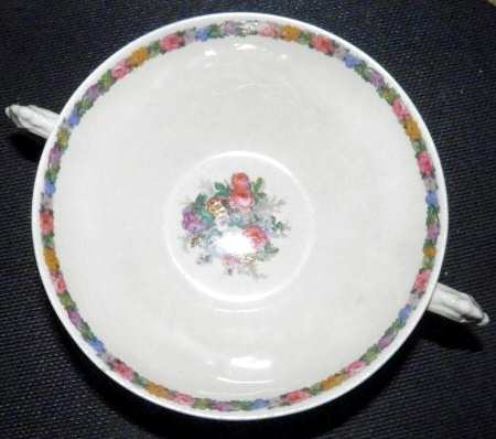 1790 Flat Cream Soup Bowl & Saucer Set