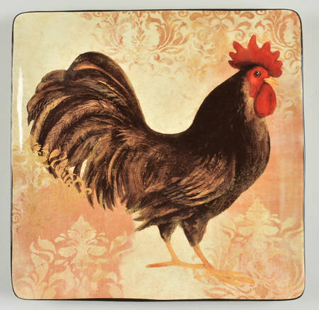 Avignon Morning 14" Square Chop Plate