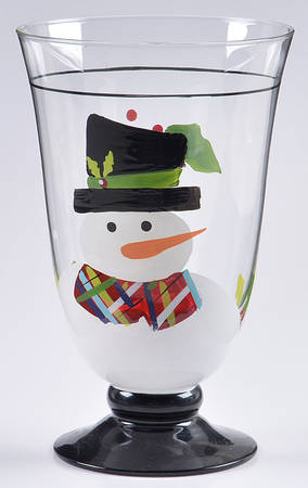 Christmas Cut Outs Glassware Iced Tea