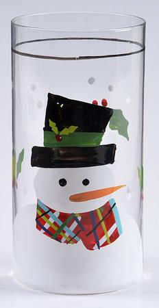 Christmas Cut Outs 16 Oz Glassware Tumbler