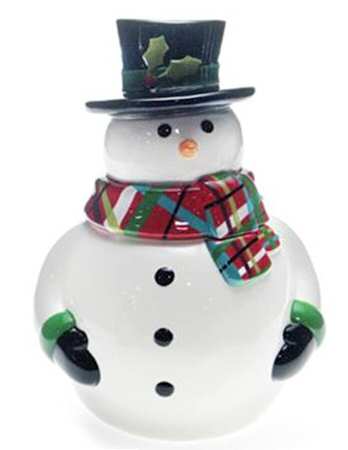Christmas Cut Outs Figural Cookie Jar & Lid