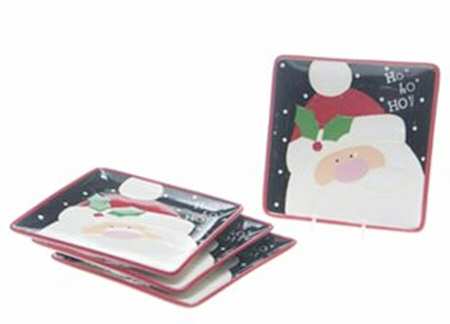 Christmas Cut Outs Salad/Dessert Plate