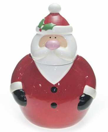 Christmas Cut Outs Figural Cookie Jar & Lid