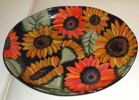 Harvest Sunflower Dinner Plate