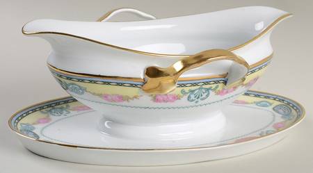 CIM144 Gravy Boat with Attached Underplate