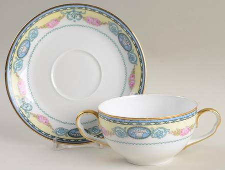 CIM144 Flat Bouillon Cup & Saucer