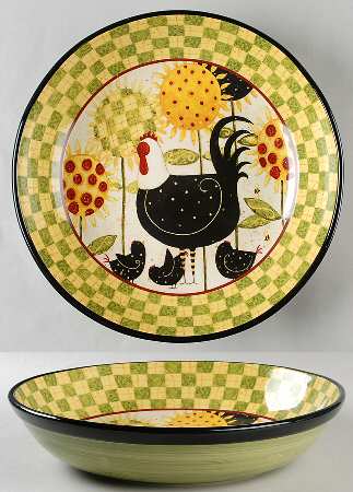 Oh Happy Day 13" Pasta Serving Bowl