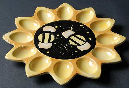 Oh Happy Day Figural Deviled Egg Plate