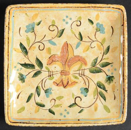 Verona Square Canape Plate