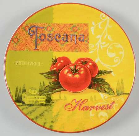 Tuscan Table Canape Plate