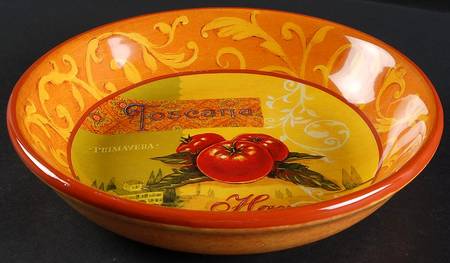 Tuscan Table 9" Individual Pasta Bowl