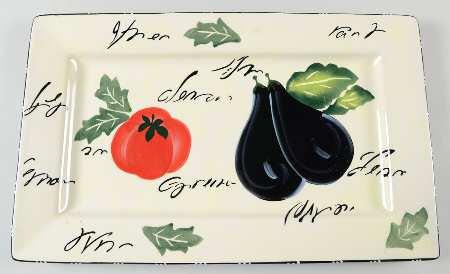Melanzana 18" Rectangular Serving Platter