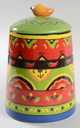 Hot and Saucy Small Canister & Lid