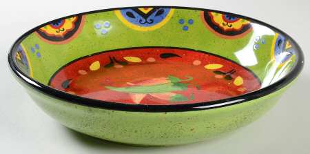 Hot and Saucy 9" Individual Pasta Bowl