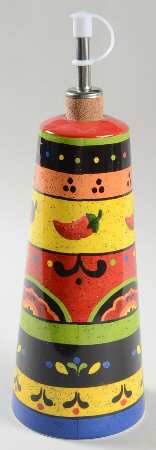 Hot and Saucy Oil Jar & Drizzle Spout