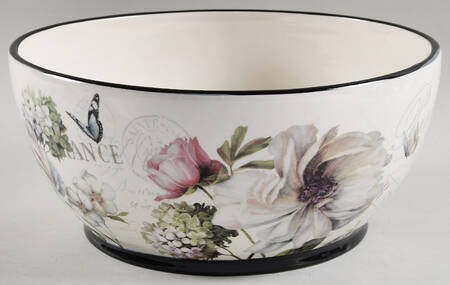 Marche d'Fleur 11" Round Serving Bowl