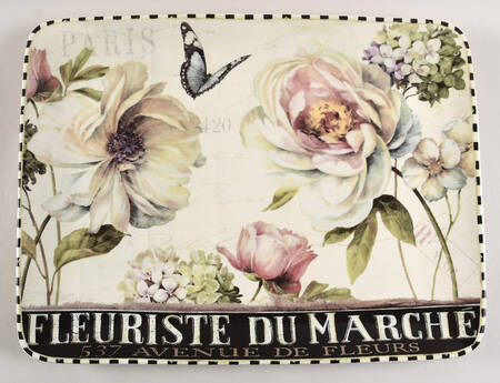 Marche d'Fleur 16" Rectangular Serving Platter by Certified International