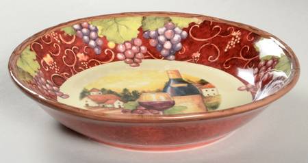 Merlot Sunset Coupe Soup Bowl